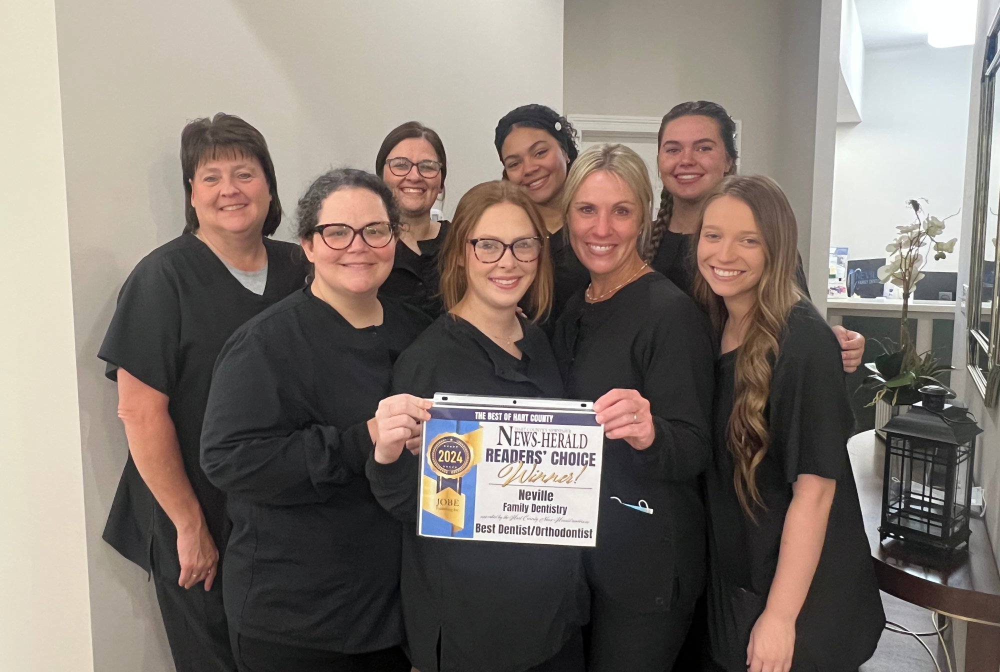 Neville Family Dentistry |  NEWS-HERALD READER'S CHOICE 2024 BEST DENTIST/ORTHODONTIS Award